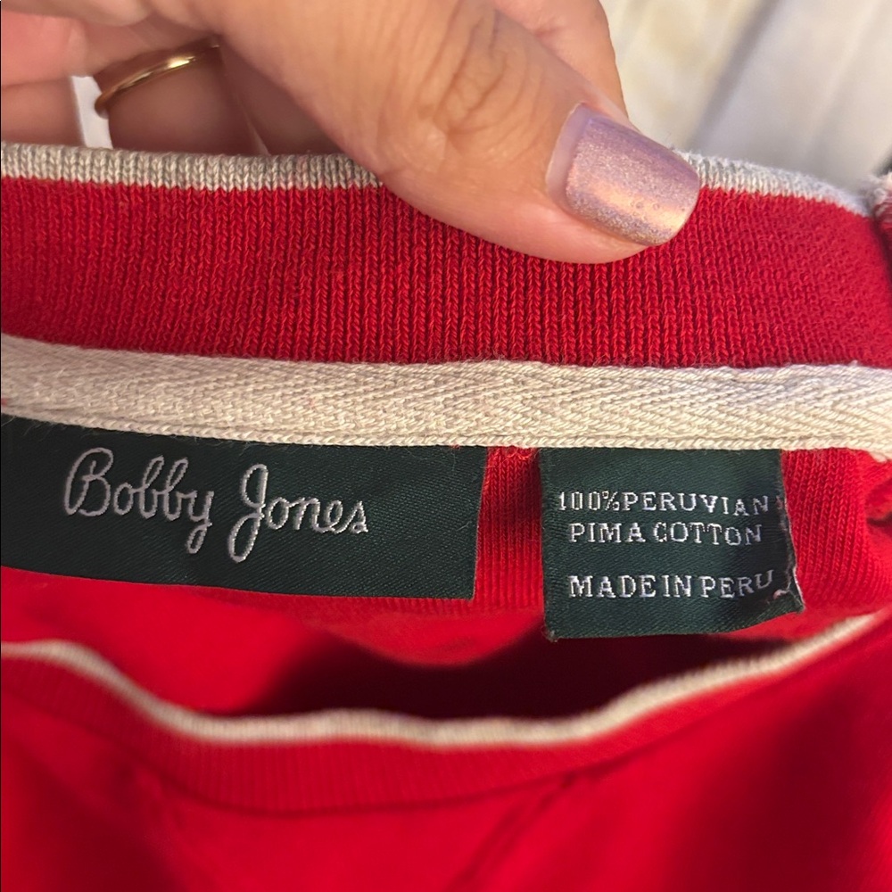 Red Bobby Jones Crewneck - 100% cotton - Picture 2 of 3